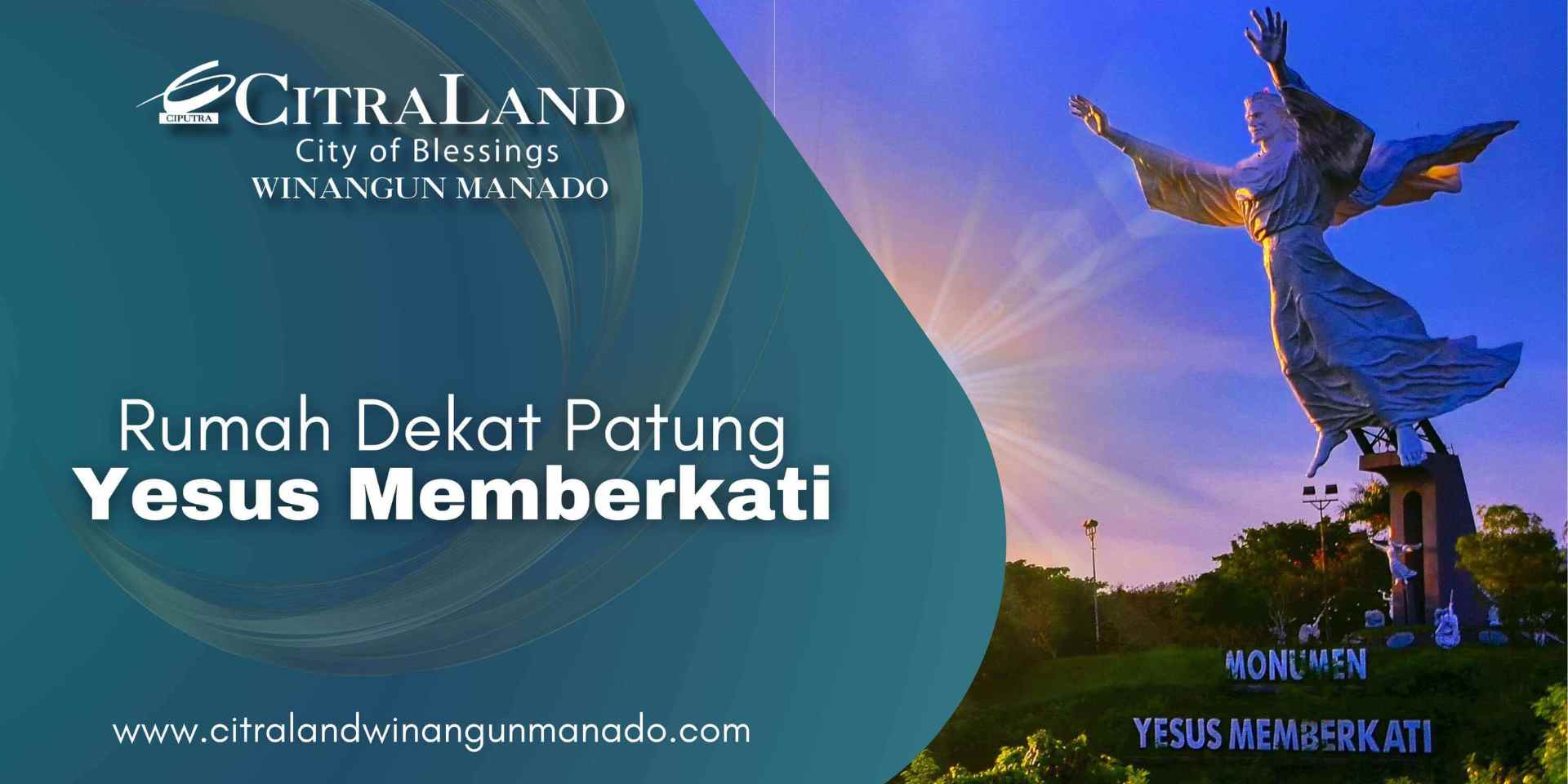 Rumah Dekat Patung Yesus Memberkati
